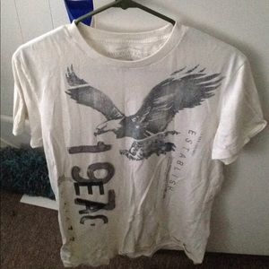 White American Eagle Short Sleeve Shirt